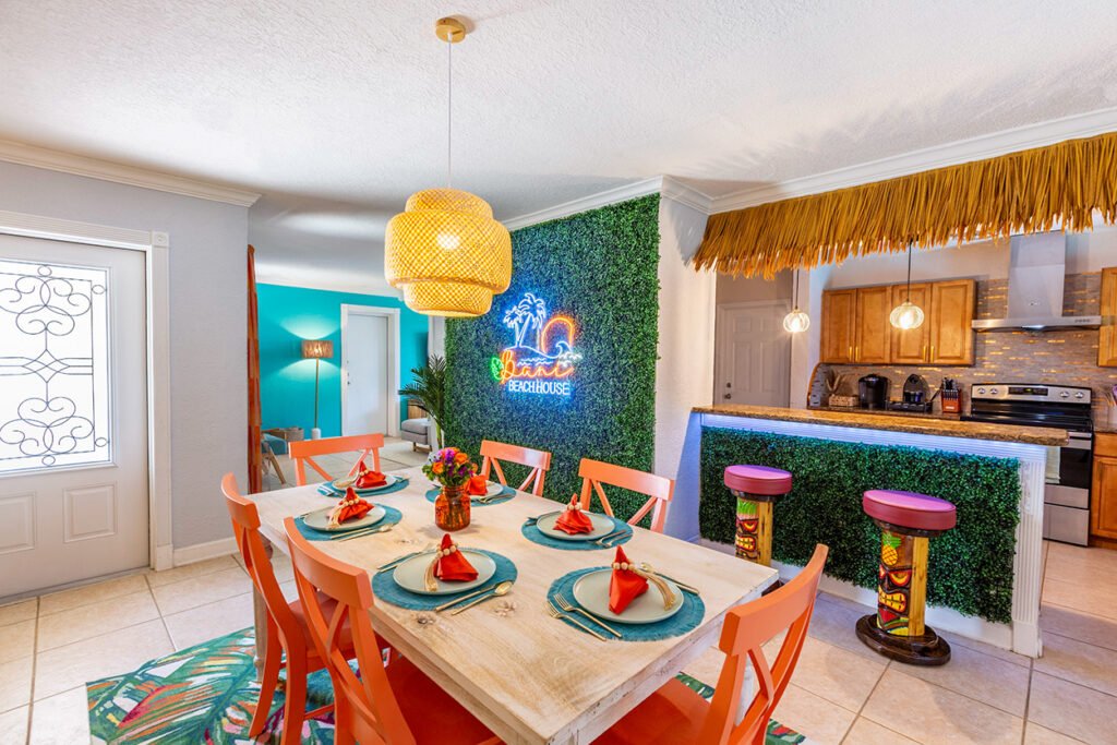 Lighthouse Point vacation rental interior themed dining room