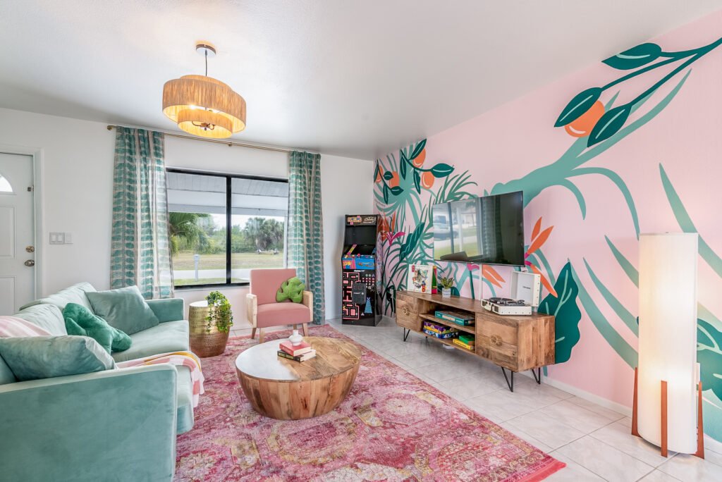 Deerfield Beach short term rental living room